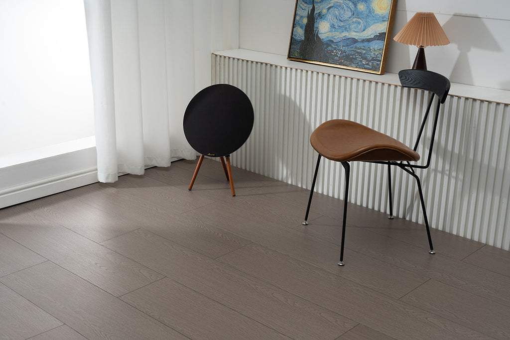 JX8206 Diamond Coating Full Birch Multi-layer Core Oak Grain Clicklock Engineered Flooring