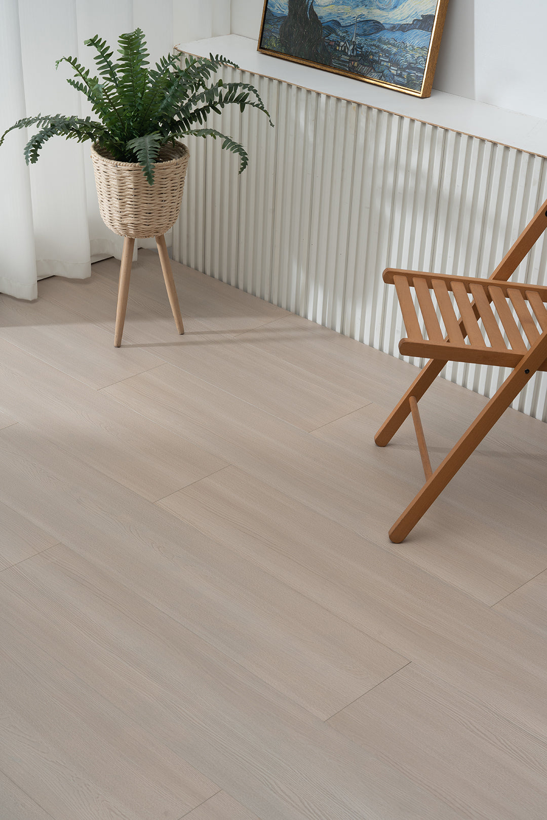 JX8207 Diamond Coating Full Birch Multi-layer Core Oak Grain Clicklock Engineered Flooring