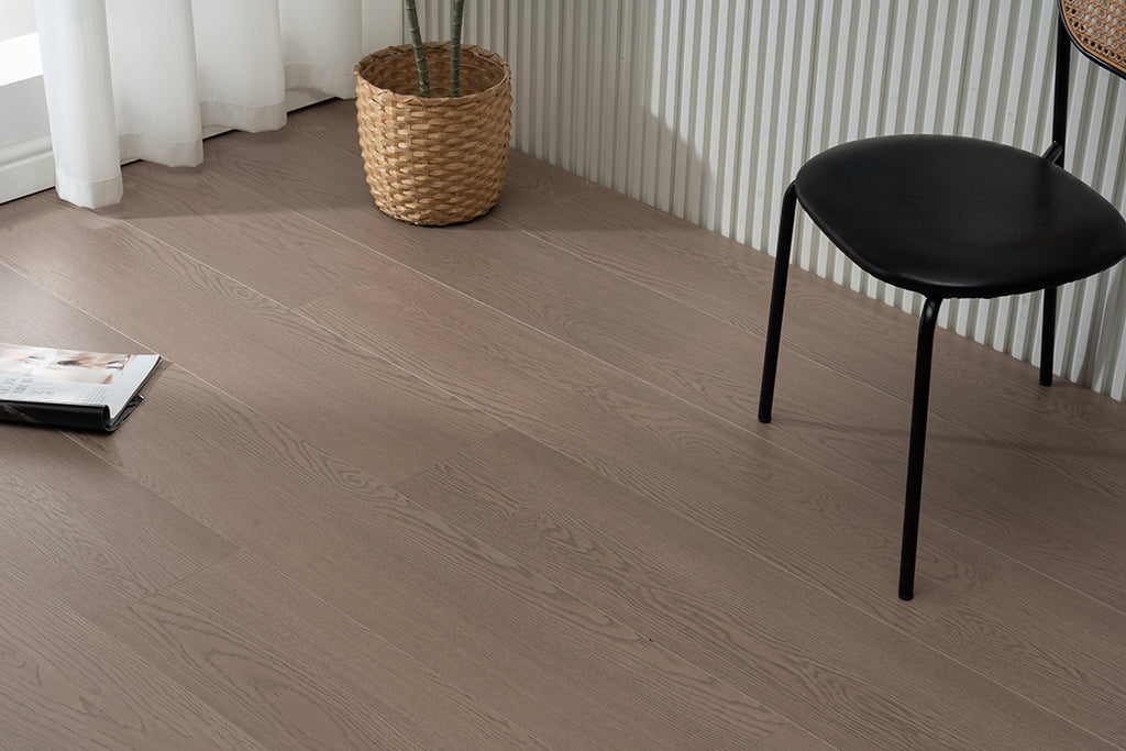 JX8208 Diamond Coating Full Birch Multi-layer Core Oak Grain Clicklock Engineered Flooring