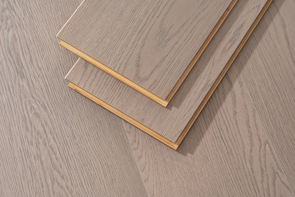 JX8208 Diamond Coating Full Birch Multi-layer Core Oak Grain Clicklock Engineered Flooring