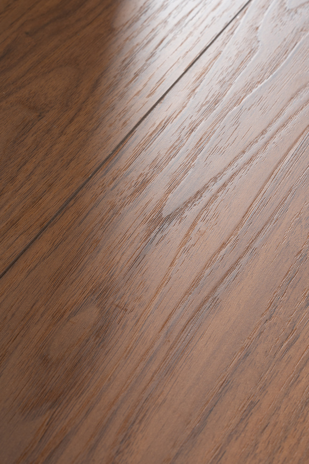 JX8102 Diamond Coating Full Birch Multi-layer Core Black Walnut Grain  Clicklock Engineered Flooring