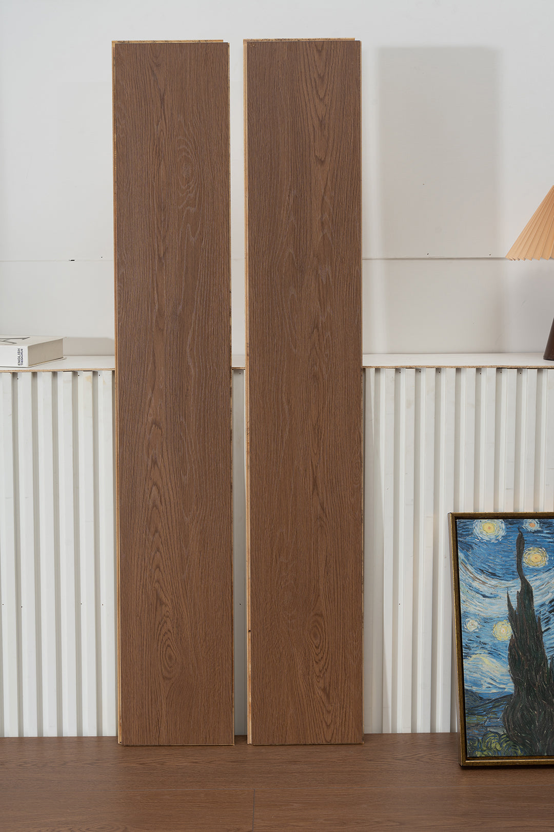 JX8104 Diamond Coating Full Birch Multi-layer Core Oak Grain Clicklock Engineered Flooring