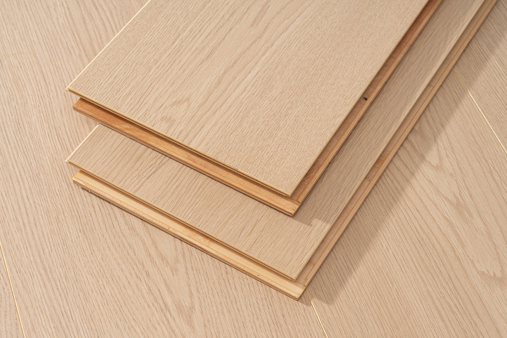 JX8105 Diamond Coating Full Birch Multi-layer Core Oak Grain Clicklock Engineered Flooring