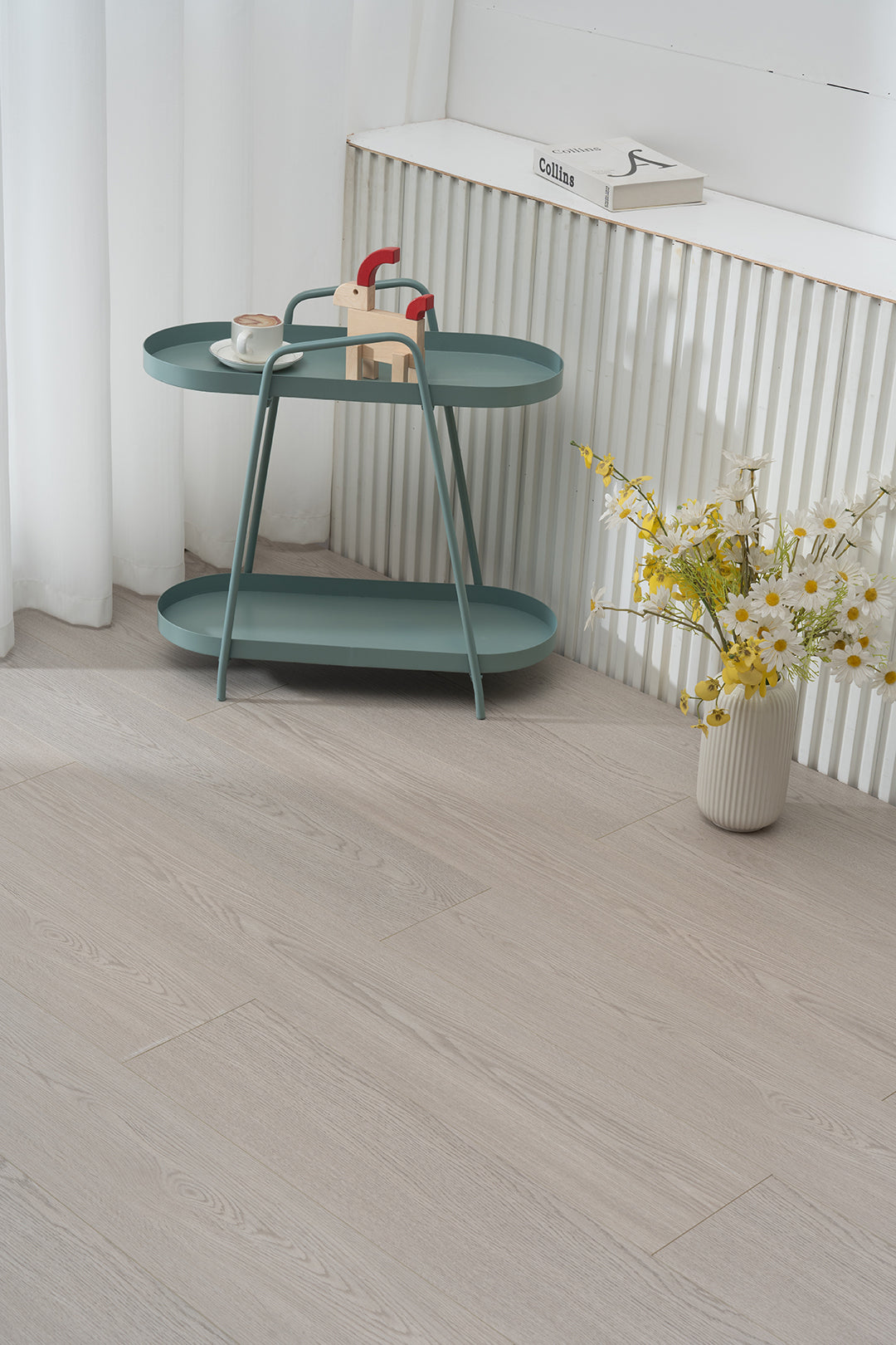 JX8109 Diamond Coating Full Birch Multi-layer Core Oak Grain Clicklock Engineered Flooring