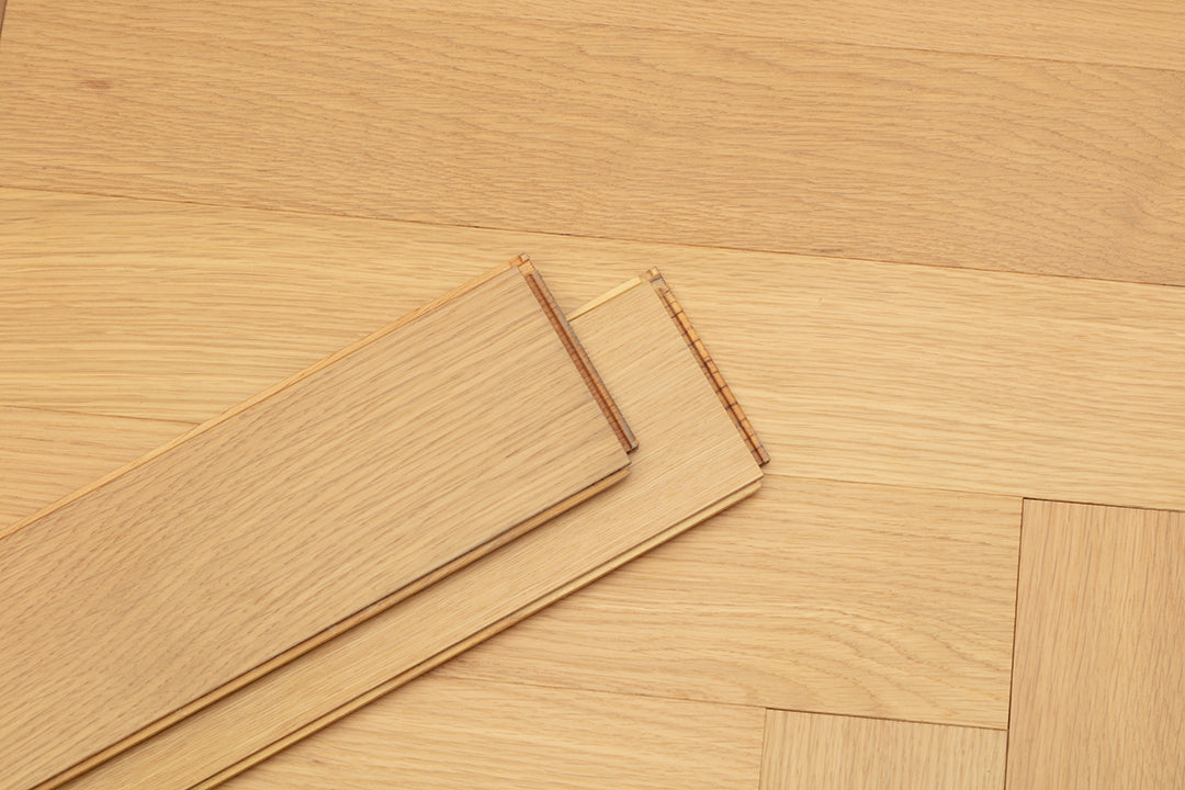 9205 Herringbone Art Parquet  Full Birch Multi-layer Core Solid Wood Oak Veneer Clickblock Joint Engineered Flooring