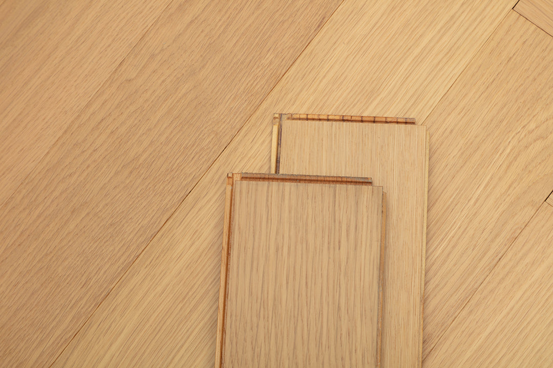 9205 Herringbone Art Parquet  Full Birch Multi-layer Core Solid Wood Oak Veneer Clickblock Joint Engineered Flooring