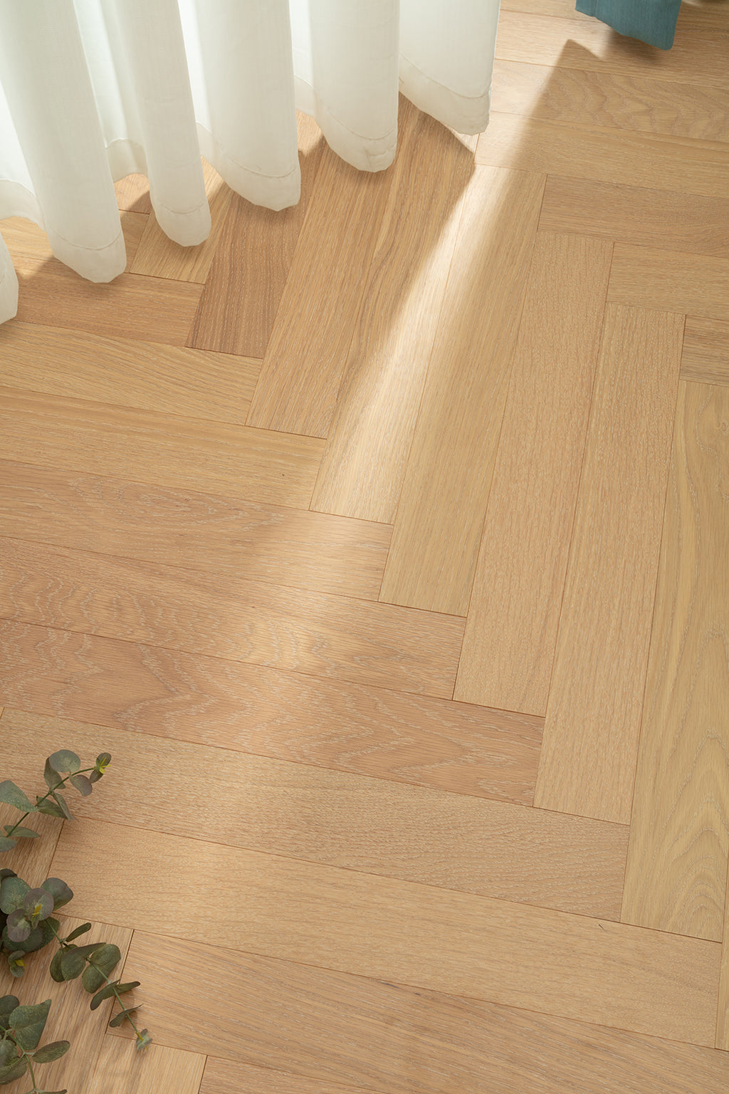 9206 Herringbone Art Parquet  Full Birch Multi-layer Core Solid Wood Oak Veneer Brushed Clickblock Joint Engineered Flooring