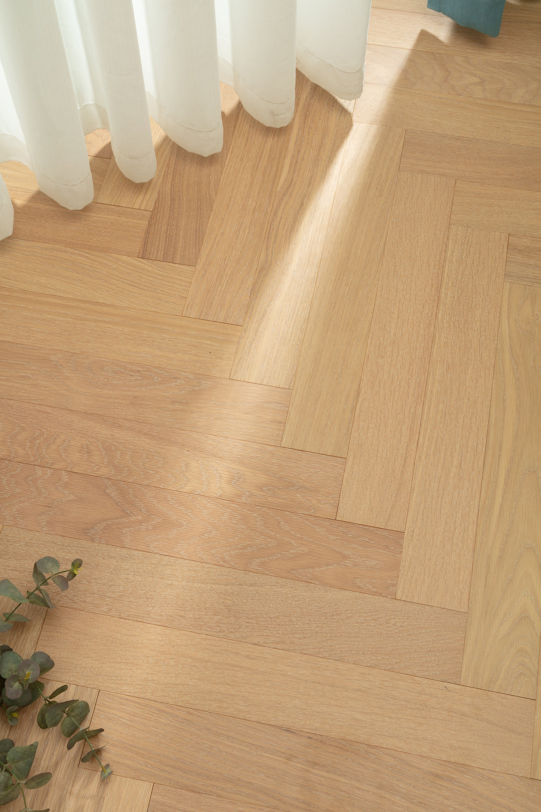 9206 Herringbone Art Parquet  Full Birch Multi-layer Core Solid Wood Oak Veneer Brushed Clickblock Joint Engineered Flooring