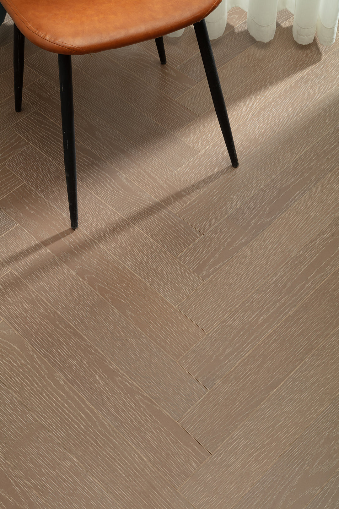 9211 Herringbone Art Parquet  Full Birch Multi-layer Core Solid Wood Oak Veneer Brushed Clickblock Joint Engineered Flooring