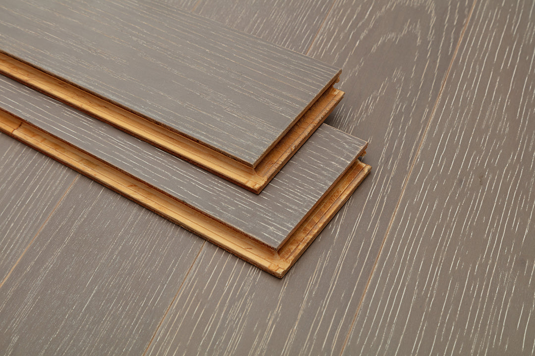 9212 Herringbone Art Parquet  Full Birch Multi-layer Core Solid Wood Oak Veneer Brushed Clickblock Joint Engineered Flooring