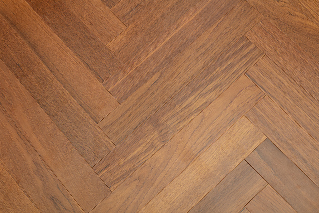9217 Herringbone Art Parquet Full Birch Multi-layer Core Solid Wood Teak Veneer Brushed Clickblock Joint Engineered Flooring