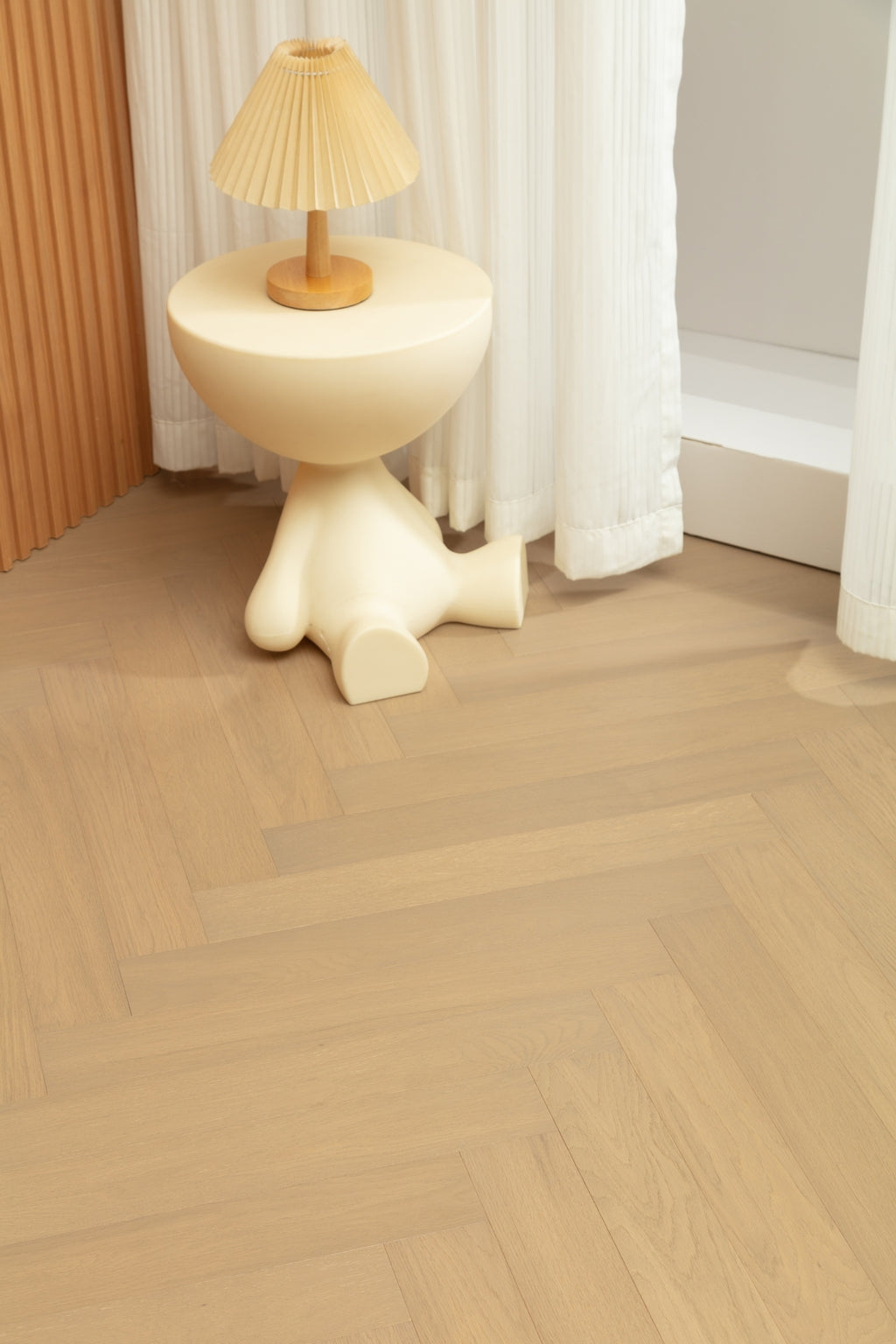 9230 Herringbone Art Parquet Full Birch Multi-layer Core Solid Wood Oak Veneer Brushed Clickblock Joint Engineered Flooring