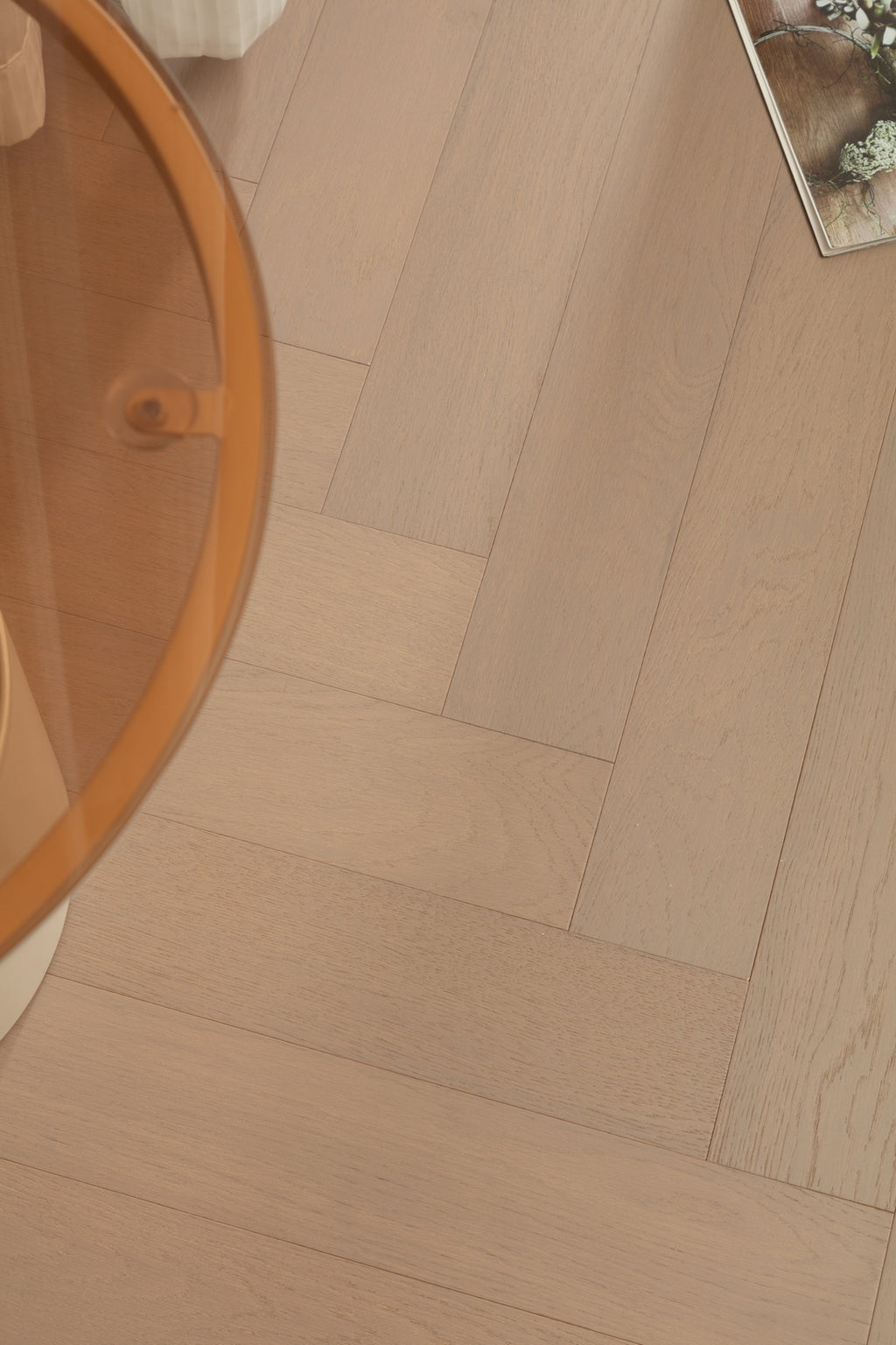 9231 Herringbone Art Parquet Full Birch Multi-layer Core Solid Wood Oak Veneer Clickblock Joint Engineered Flooring