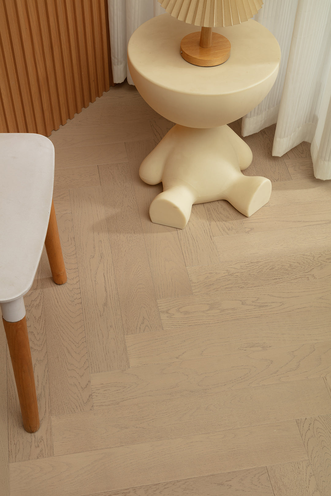 9236 Herringbone Art Parquet Full Birch Multi-layer Core Solid Wood Oak Veneer Clickblock Joint Engineered Flooring