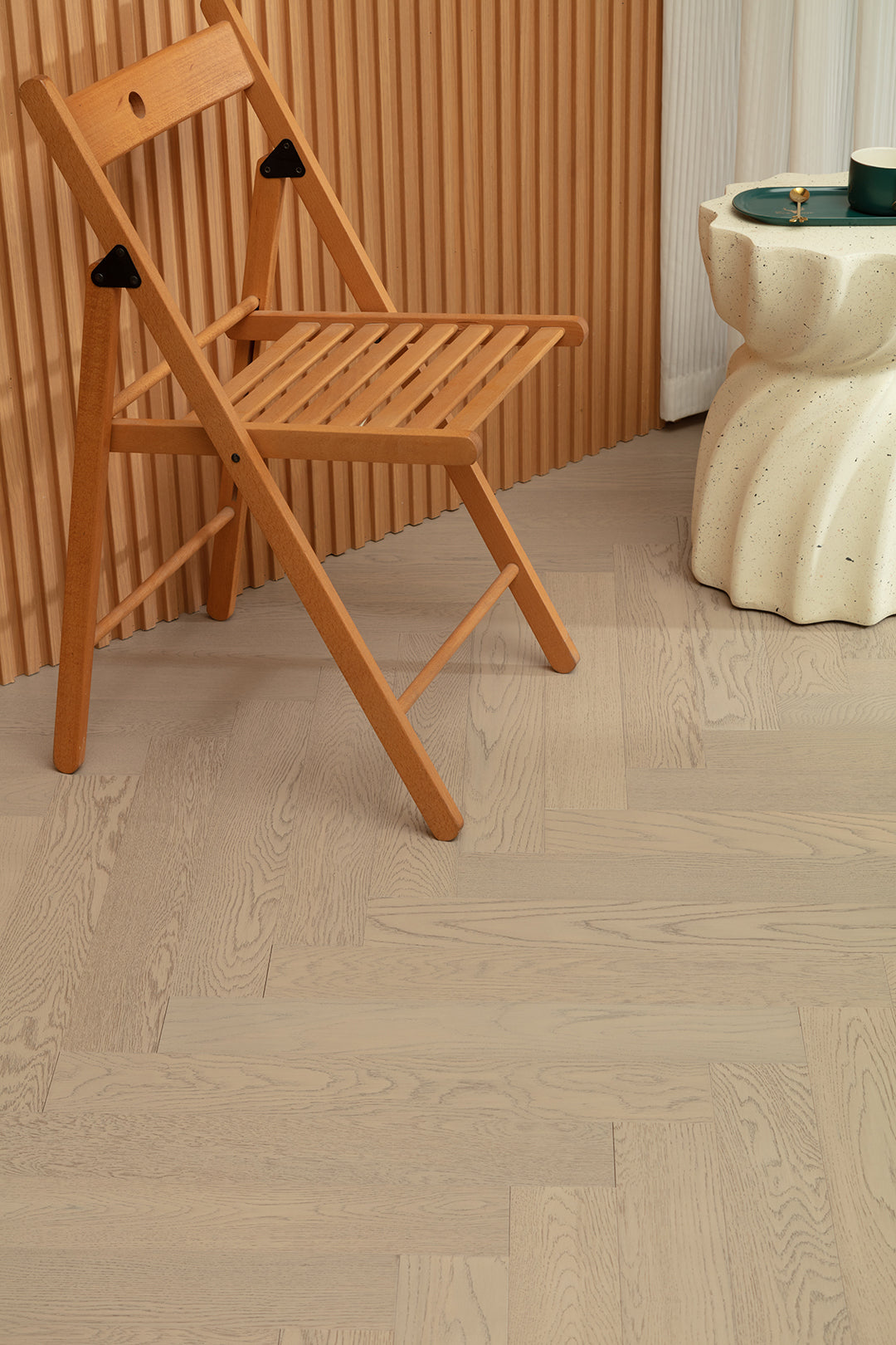 9237 Herringbone Art Parquet Full Birch Multi-layer Core Solid Wood Oak Veneer Clickblock Joint Engineered Flooring