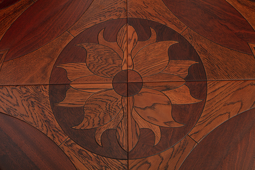 9109 Art Parquet Full Birch Multi-layer Core Solid Wood  Veneer  Skid-resistant Flush Joint Engineered Flooring