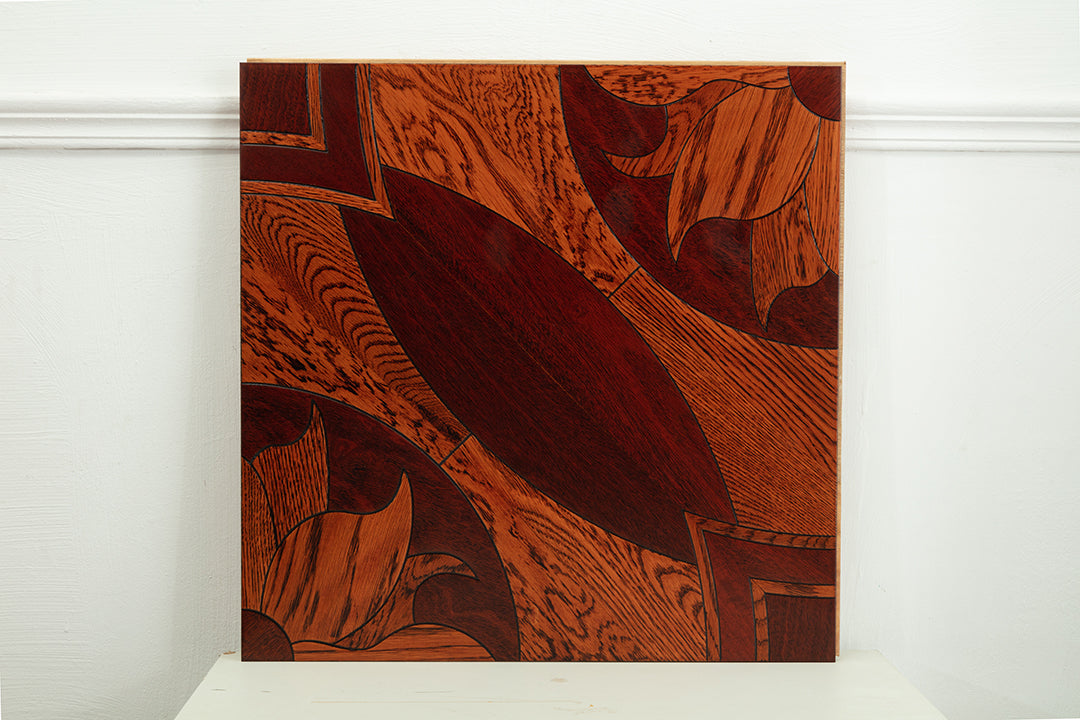 9109 Art Parquet Full Birch Multi-layer Core Solid Wood  Veneer  Skid-resistant Flush Joint Engineered Flooring