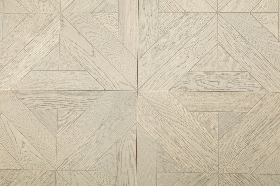 9152 Art Parquet Full Birch Multi-layer Core Solid Wood Oak Veneer Skid-resistant Flush Joint Engineered Flooring