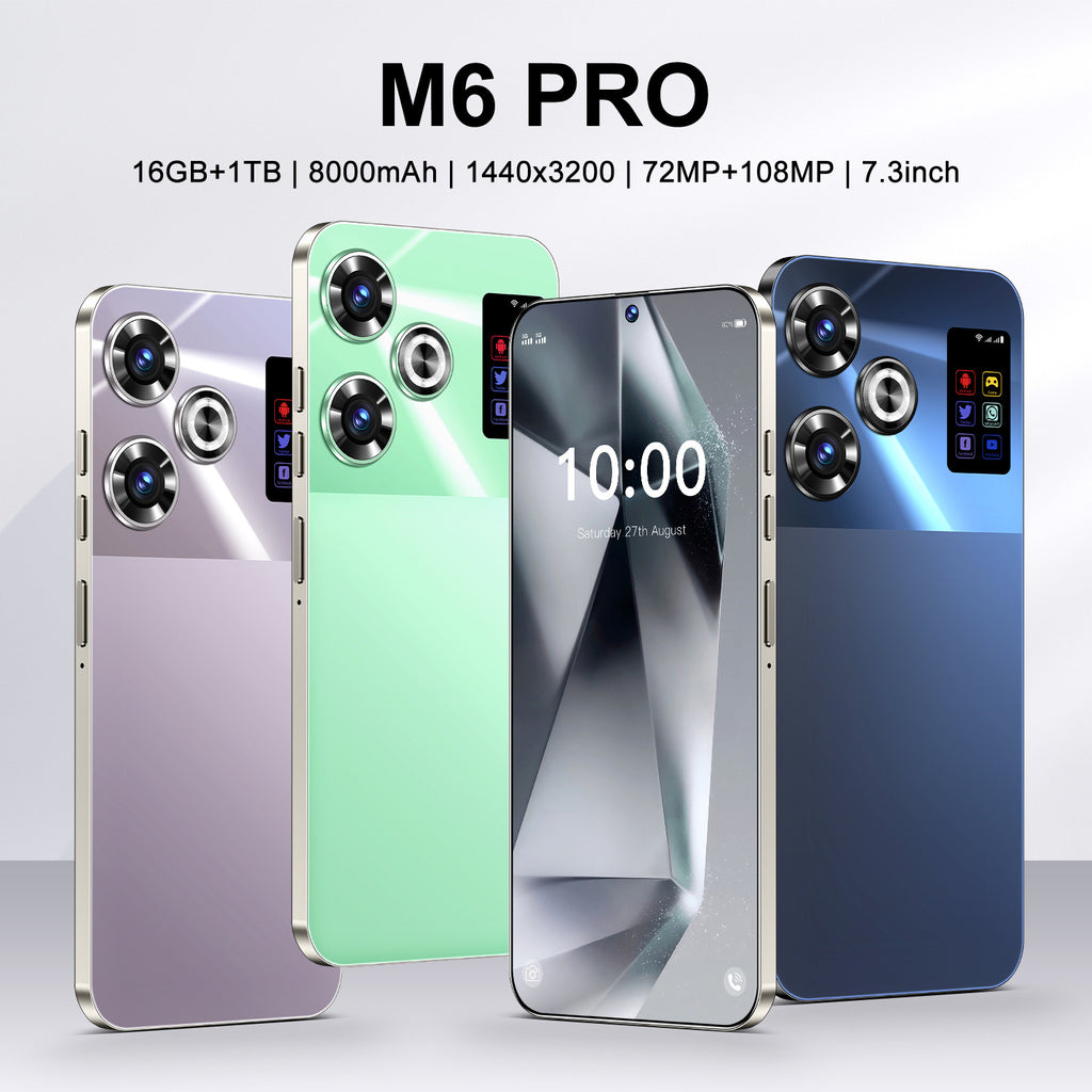 New Hot M6 PRO7.3Inch16+1T Android All-in-One Smartphone Source Available
