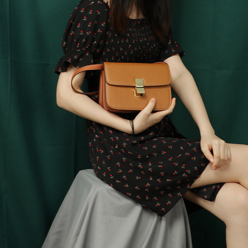 High Quality Small Bag Women2024Autumn and Winter New Trendy Crossbody Bag Elegant Single Shoulder Underarm Small Square Bag