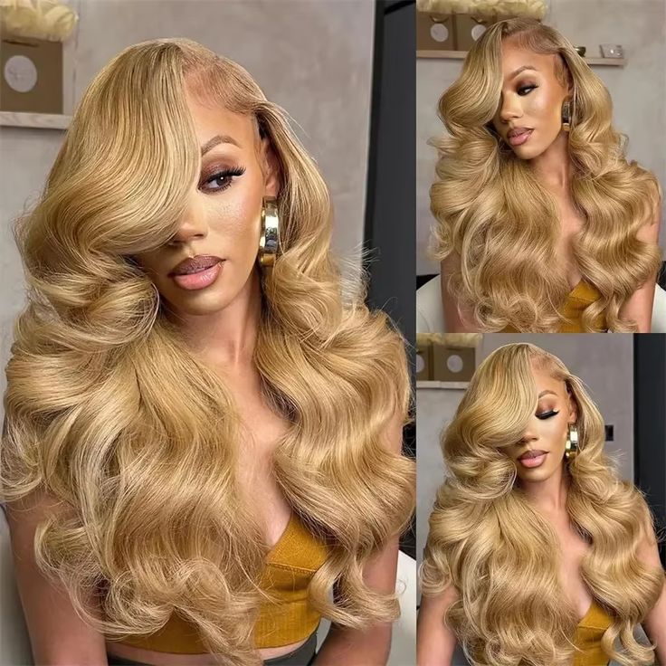 13*6 Lace Front Synthetic Wavy Wig Cross-border Hand Crochet Wig