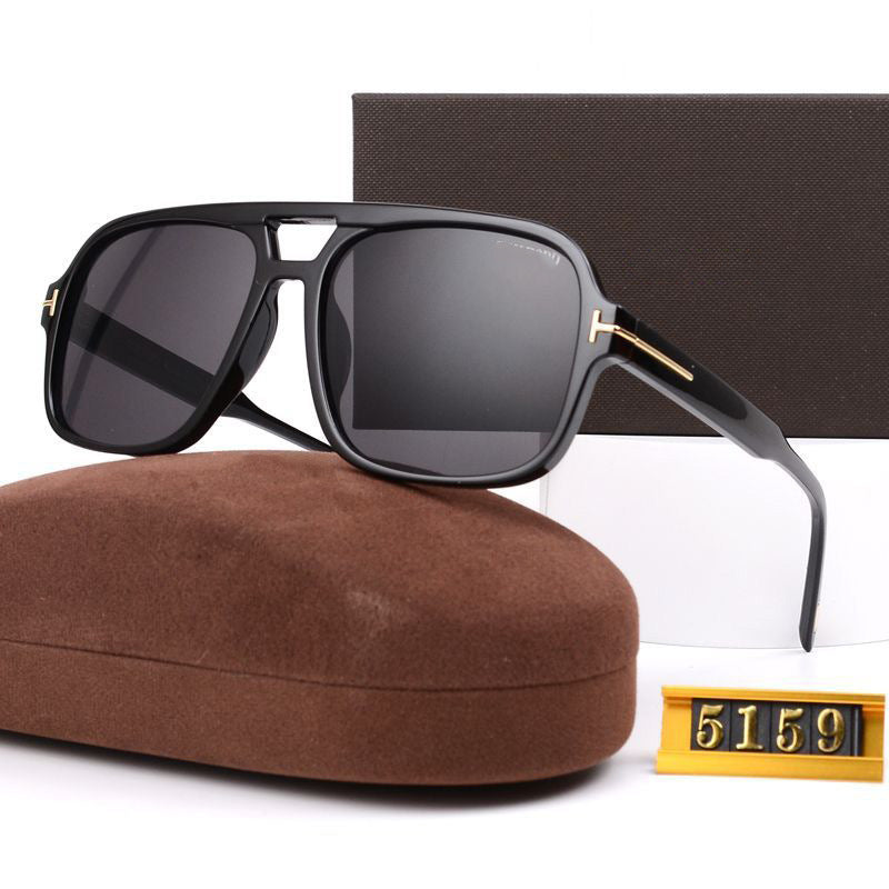 European and American pilot retro double bridge sunglasses2024New style sunglasses UV protection trendy sunglasses