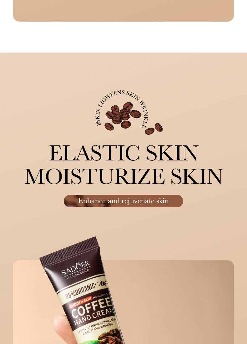 Coffee Hand Cream30g SADOER Moisturizing, anti-chapped, hydrating hand cream for  foreign trade wholesale
