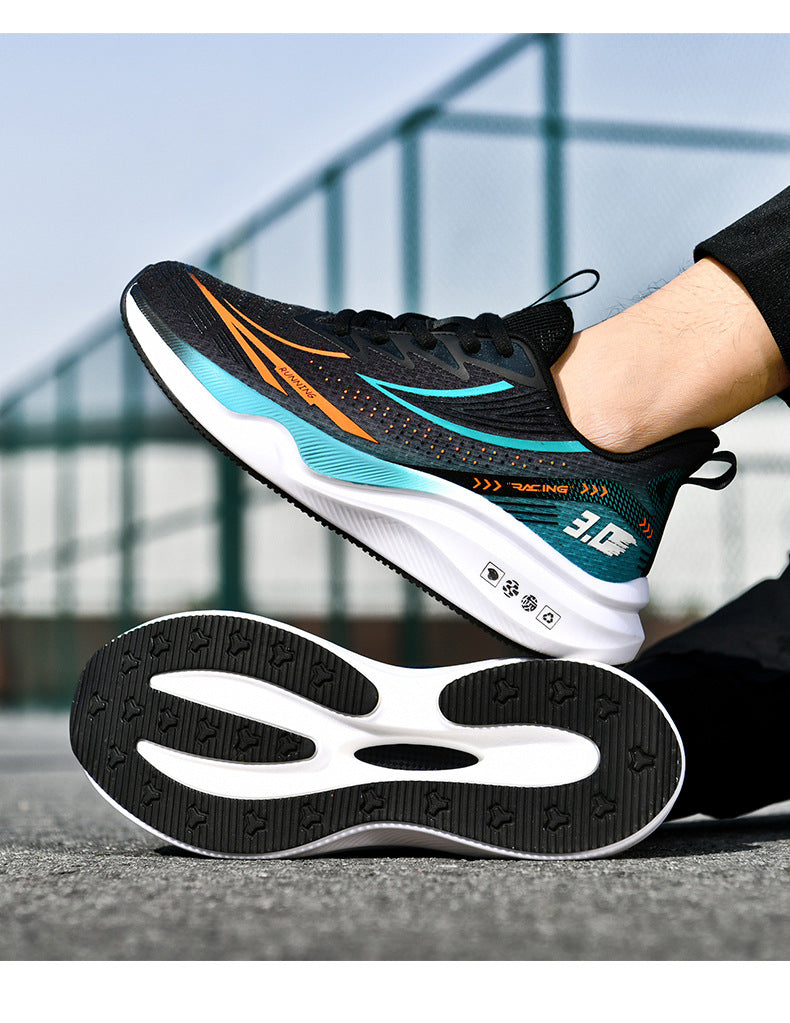 New Summer Lightweight Wear-resistant Men's Running Shoes Carbon Plate Non-slip Sports Shoes Casual Fashion Shoes
