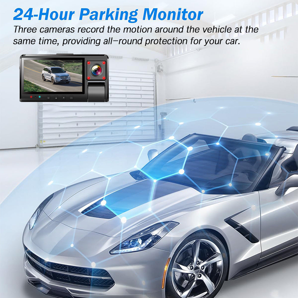 Sanlu Driving Recorder New Model3Touchscreen WIFI Vehicle-Mounted Surveillance Night Vision1080P Hd Camera