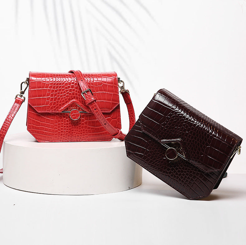 Women's Bag Summer New Crocodile Pattern Chain Bag Trendy Fashion Retro Personality Stylish Single Shoulder Crossbody Bag