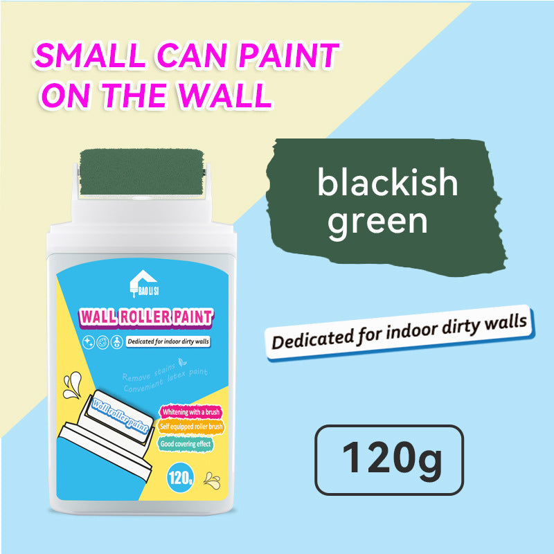 Wall Small Roller Brush Paint Cocoa Roller Dirty Graffiti Renovation Color Change Latex Paint Portable Water-Based Interior Wall Paint