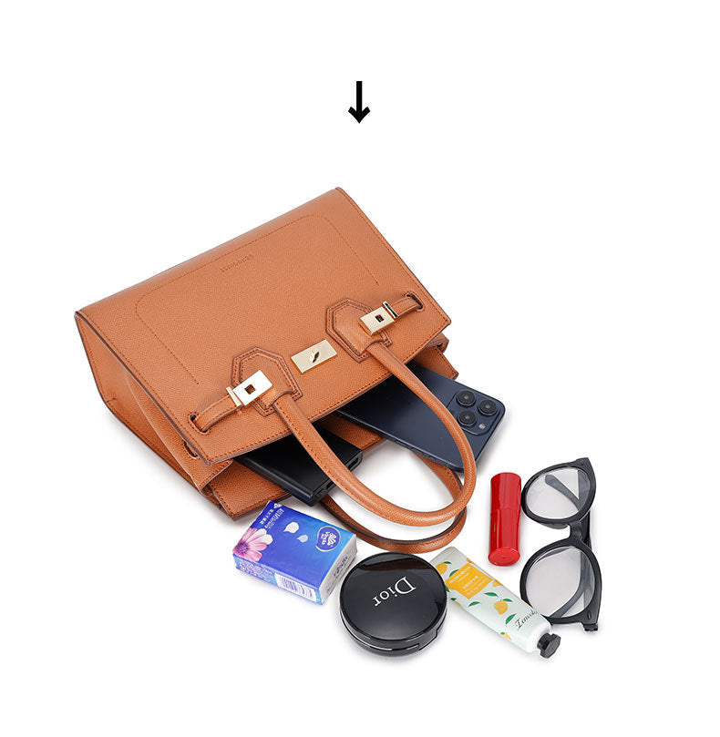 Original Design Birkin Bag Handbag for Women Commuting Large Capacity Shoulder Crossbody Bag Light Luxury Versatile Fashion Tote Bag