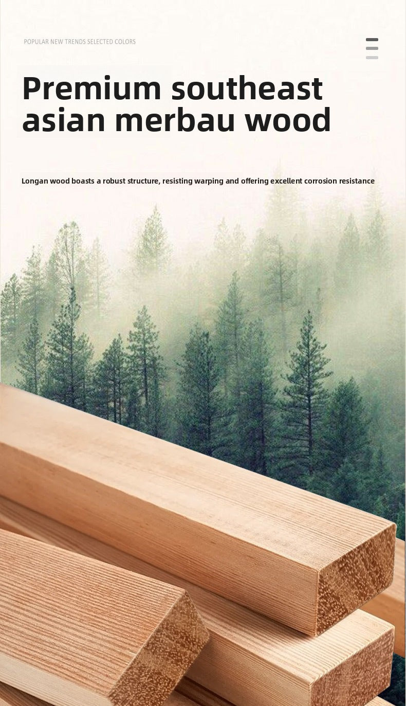 Solid wood skirting board, Fanlongnian Villa, Xunmu painted baseboard, wooden Chinese-style wood grain10cm Solid wood skirting board