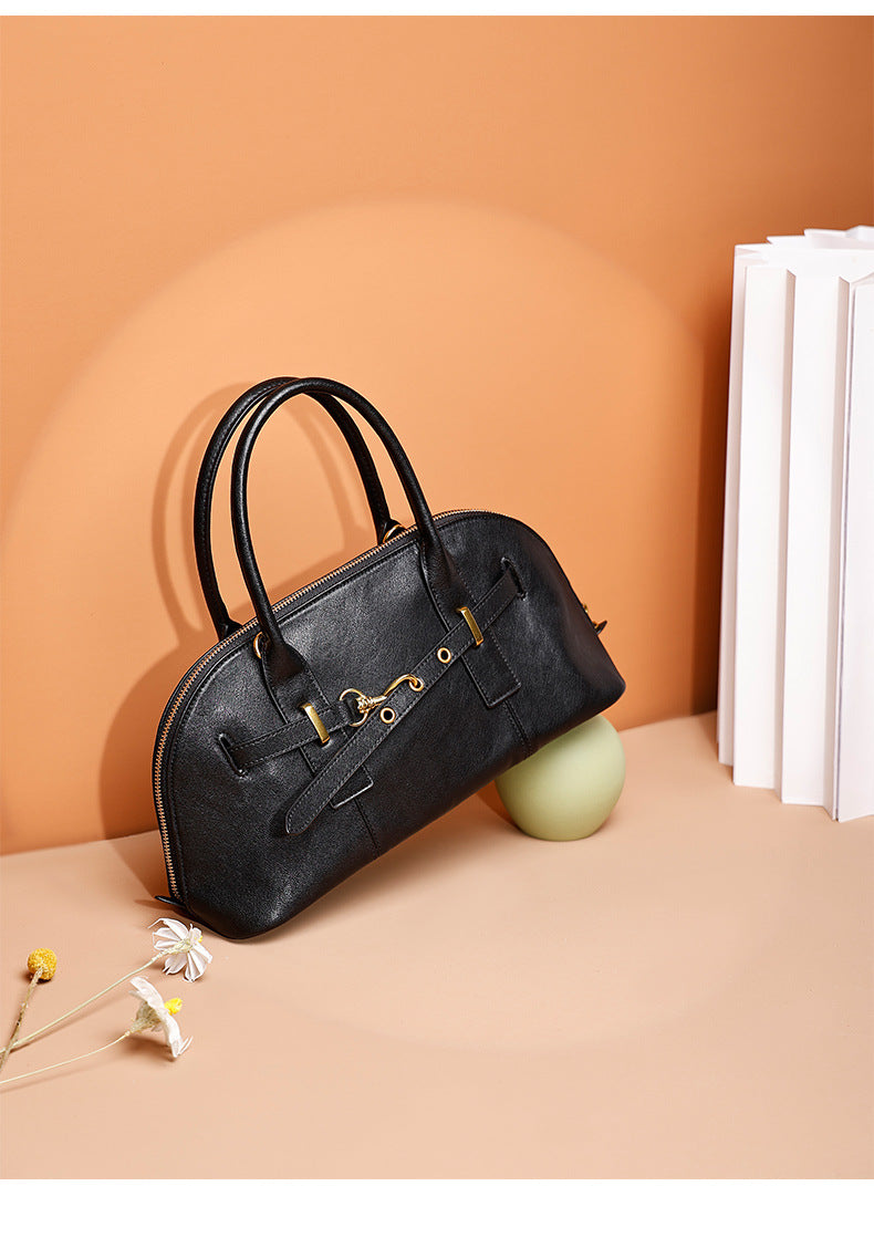 Liao Family Retro Tote Bag for Women, Large Capacity, New Trendy Fashion Women's Bag, Versatile Underarm Single Shoulder Bag, Commuting Crossbody Bag