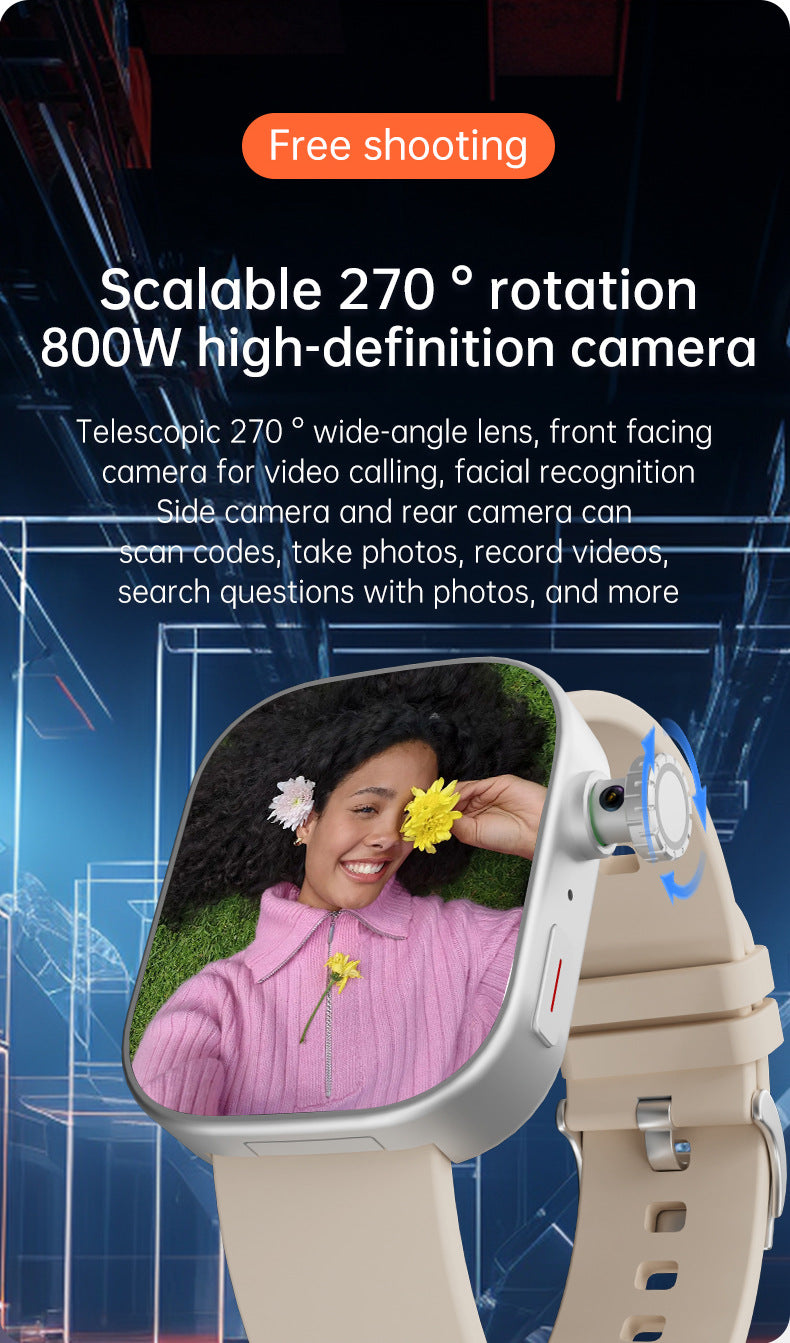 Harmonious Harmony MS10Smart Watch5G Plug-in Card Full Netcom Google Store APP Download Video Call Photo