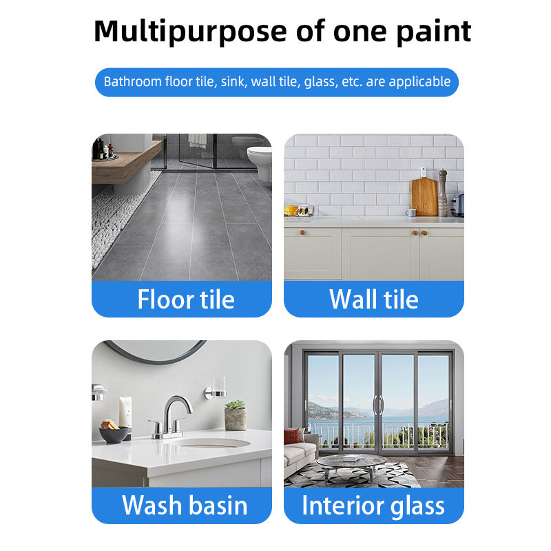 Tile Color Changing Paint Glass Ceramic Renovation Bathroom Water-Based Paint Indoor Tile Paint