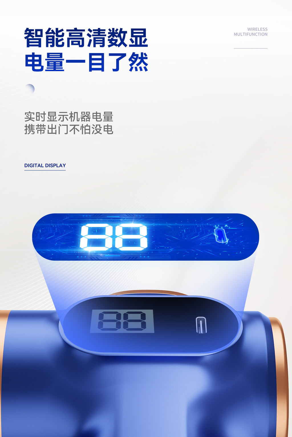 Home Use Small Rechargeable High-Power Car Handheld Vacuum Cleaner, Dual-Use Suction and Blowing, Strong Suction Wireless Car Vacuum Cleaner