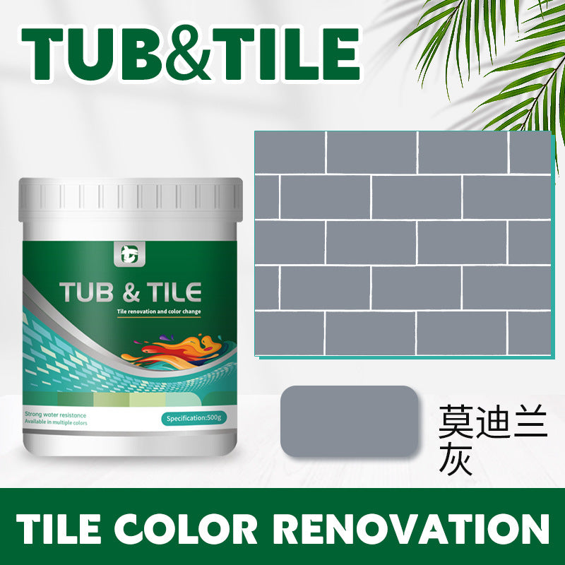 Tile Color Changing Paint Bathroom Kitchen Marble Floor Renovation Color Changing Tile Paint Wear-Resistant Floor Paint