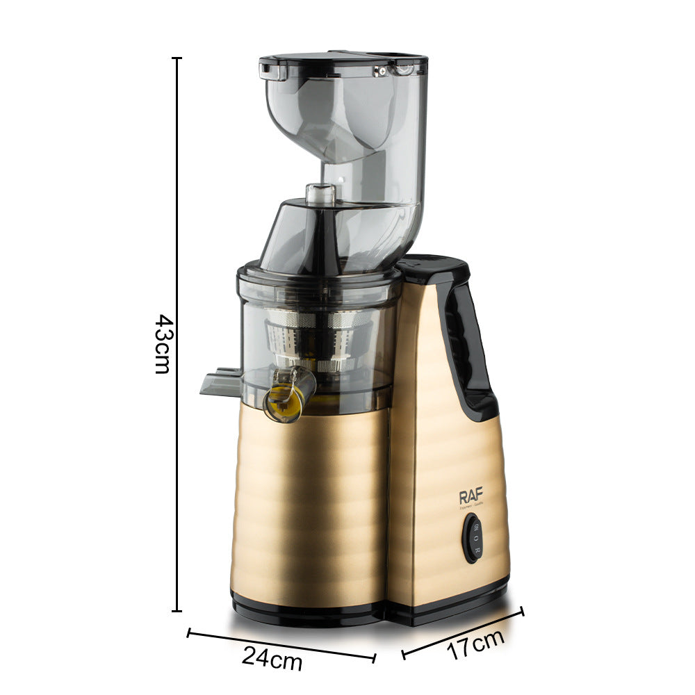 RAF EU Standard Juicer Household Pulp and Juice Separation Fully Automatic Fruit and Vegetable Juicer Easy to Clean Multi-Functional
