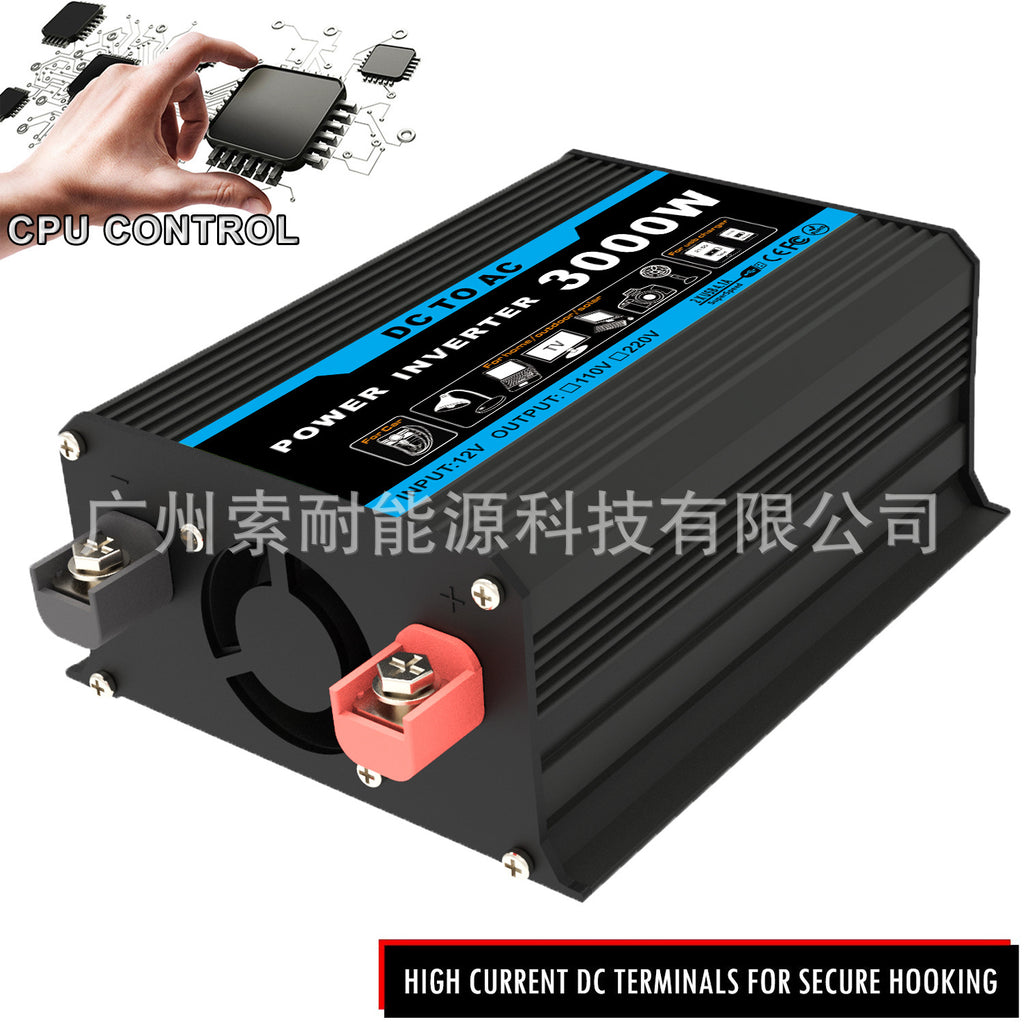 300W Car Converter Inverter Car Small Appliances12V Turn110V/220V Belt3.6A Double USB Mouth