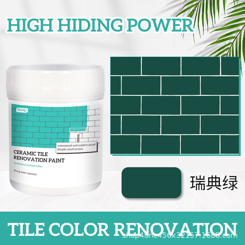 Tile Paint Bathroom Kitchen Floor Tiles Wall Tiles Marble Renovation Color Change Paint Wear-resistant Glass Color Change Paint