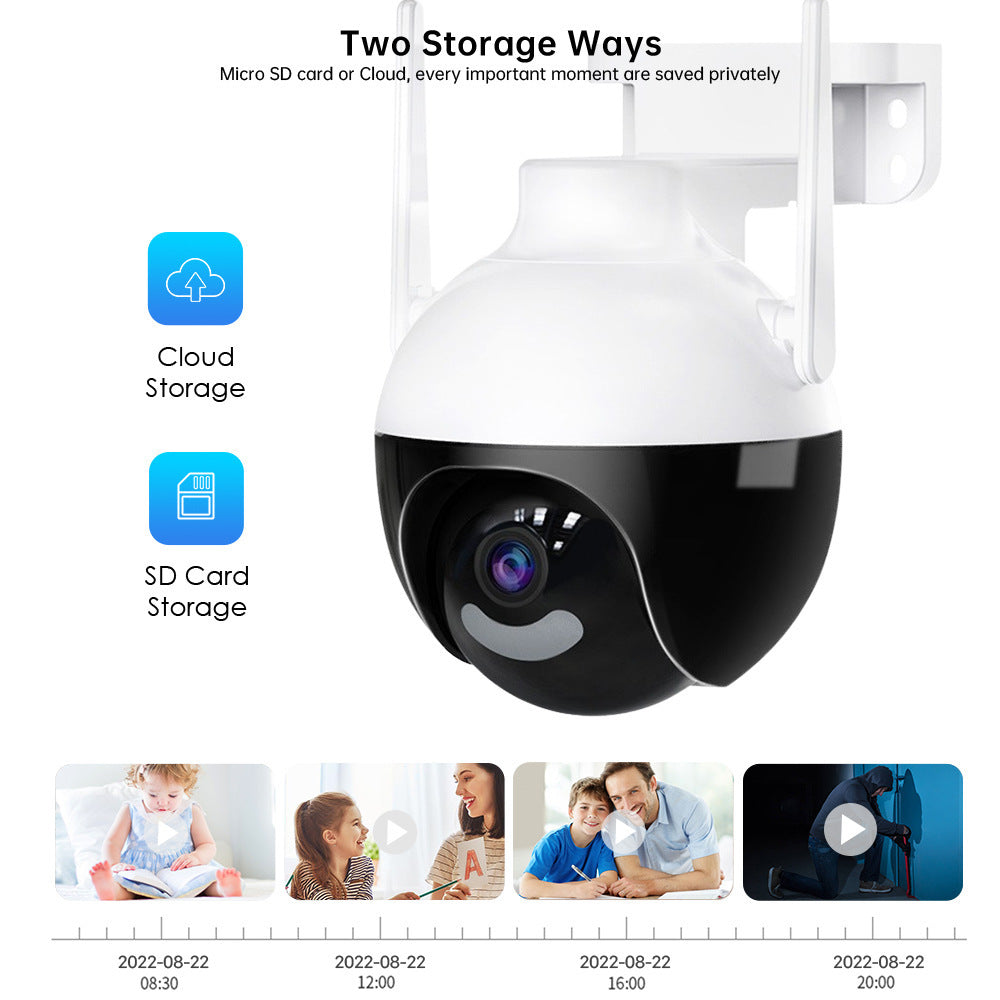 1080P Wireless WiFi360Indoor and outdoor waterproof ball camera with mobile phone remote monitoring and HD night vision