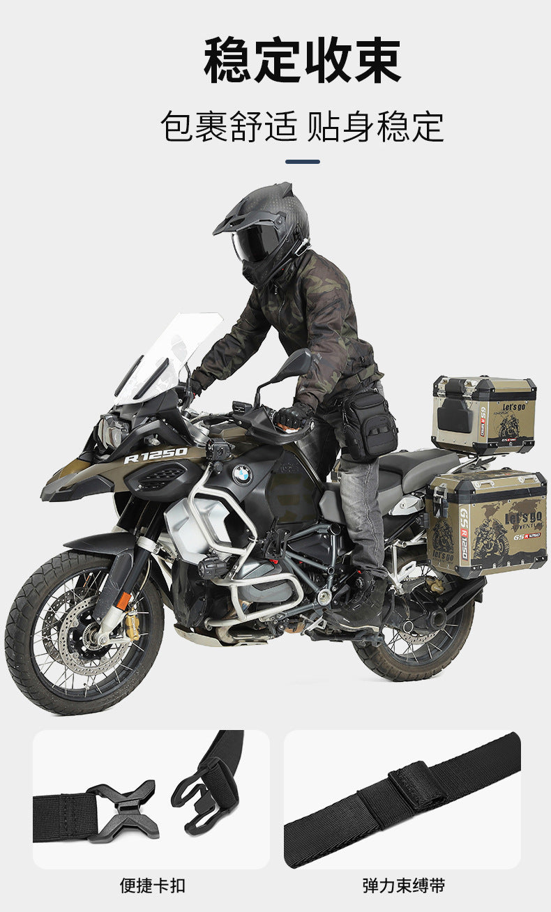 Tactical Cycling Leg Bag Motorcycle Waist Bag Men's Waterproof Multifunctional Motorcycle Crossbody Shoulder Bag Outdoor Sports Bag