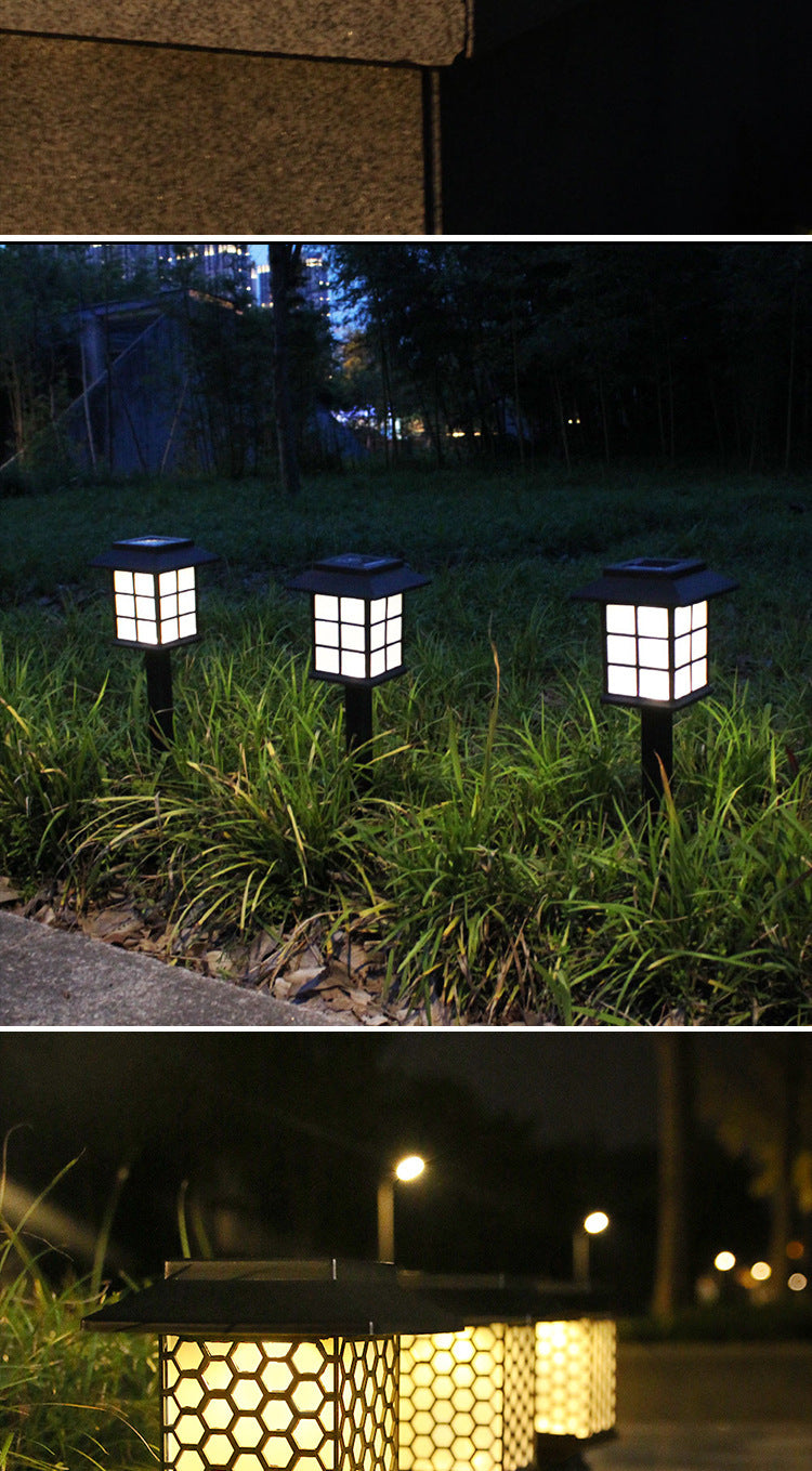 New Solar Lawn Light Garden Light Outdoor Waterproof Garden Villa Ground Light Landscape Decoration Dual-use Street Light