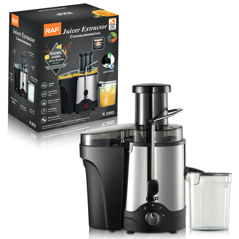 RAF EU Standard Juicer Household Fully Automatic Large Caliber Juicer Juice Separator R.2852