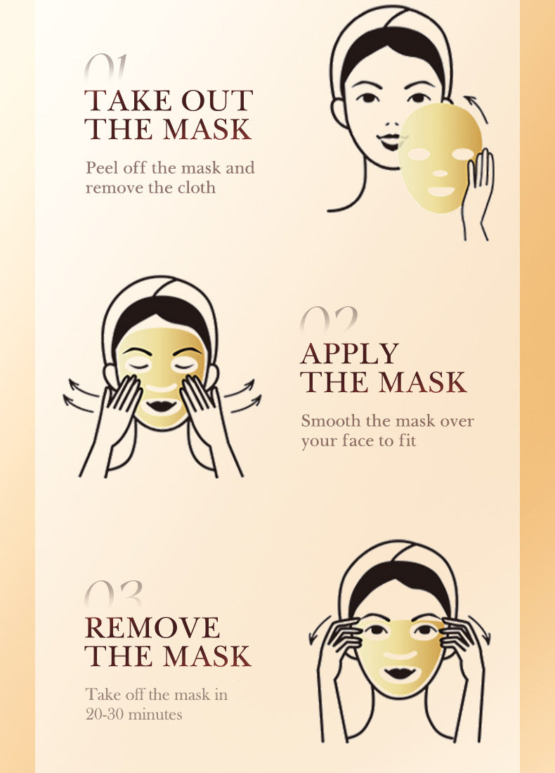 24k Gold Collagen Mask60gSADOER Crystal Hydrating Moisturizing Mask Cross-Border Wholesale