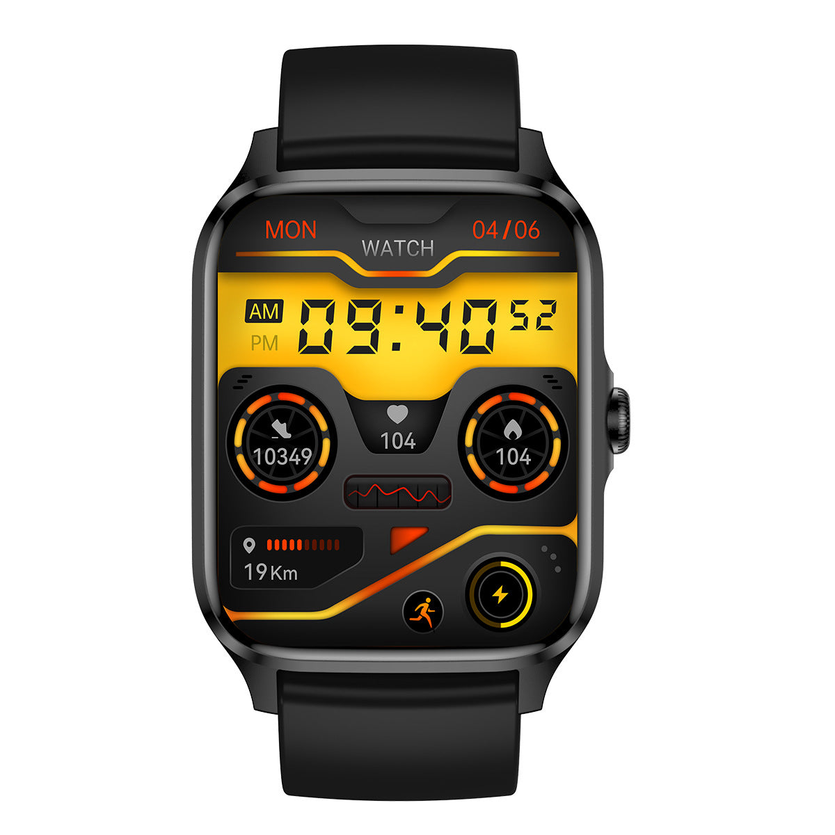 HK23Smart watch multi-dial switching rotary button NFC Payment led Large Screen Sports Waterproof Design