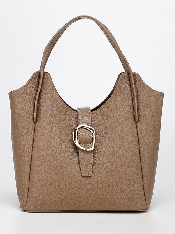 Genuine Leather2024New Summer Trend Commuter Handheld Basket Bag for Women, Niche Versatile Shoulder Crossbody Bag