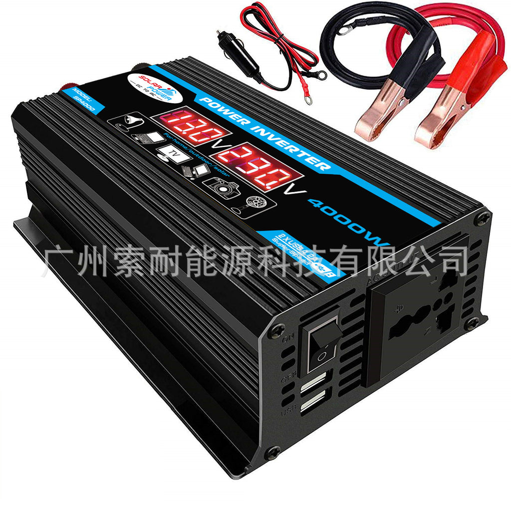 Automobile and Motorcycle Parts Car Adapter300W Car Inverter Power Supply12V Turn110V/220V Vehicle Inverter