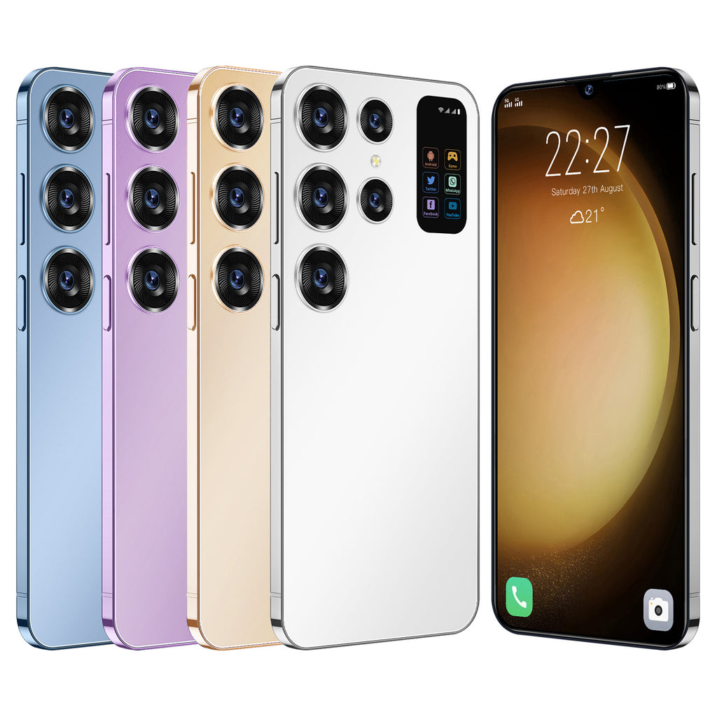 New S24 Ultra Android7.3Inch Perforated Large Screen Hot-Selling Bestseller5G Smartphone